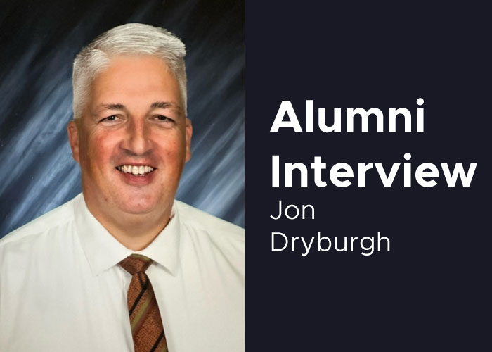Featured image for “Jon Dryburgh Alumni Interview”